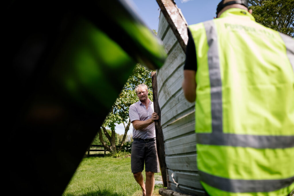 filling a bin